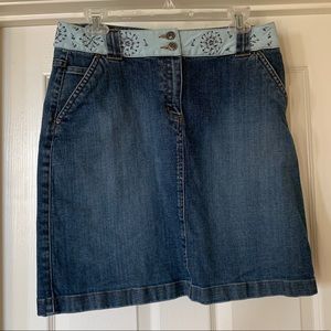 90s y2k denim skirt